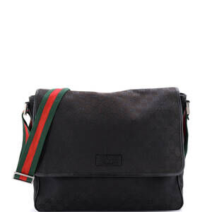 Gucci Web Strap Flap Messenger Gg #223290G11B